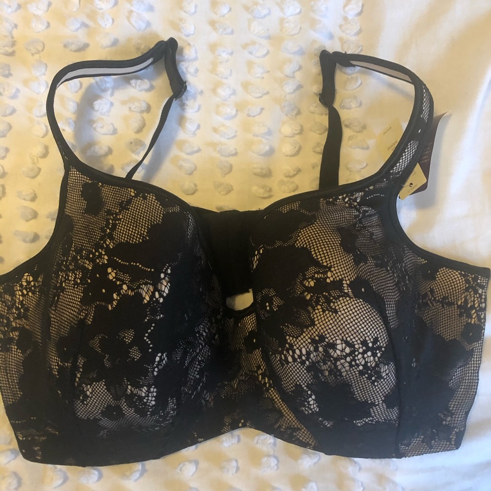 🖤SEXY BLACK LACE BRA FROM CACIQUE 40DDD W SUPPORT